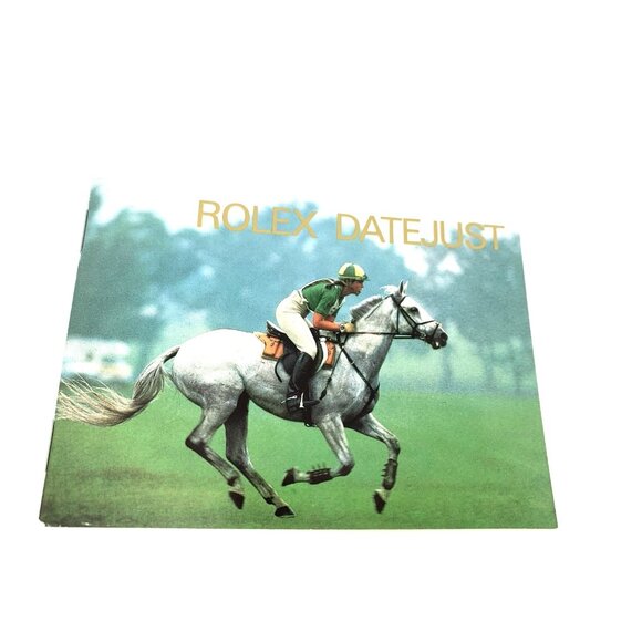 Authentic Rolex Datejust 80's Vintage 1988 Green Booklet Manual 593.56 - Picture 10 of 10